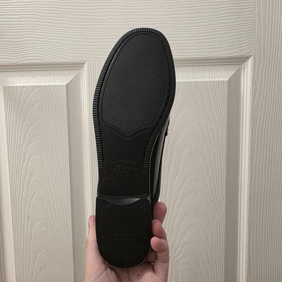 Weejuns Black White Leather Wynn Mule Slip On Preppy Classic Loafers Size 6.5 - Picture 9 of 10